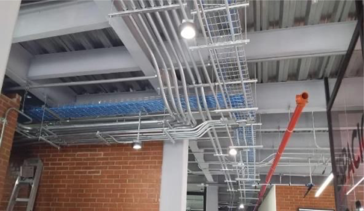 Cableado estructurado en plafon